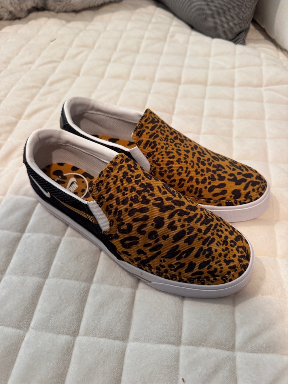 Nike Leopard Slip-On Sneakers